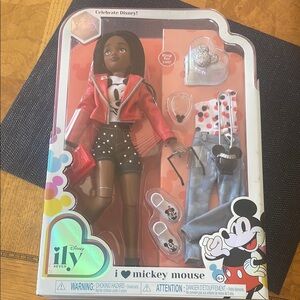 Disney ily 4EVER Mickey Mouse Doll with Red Jacket